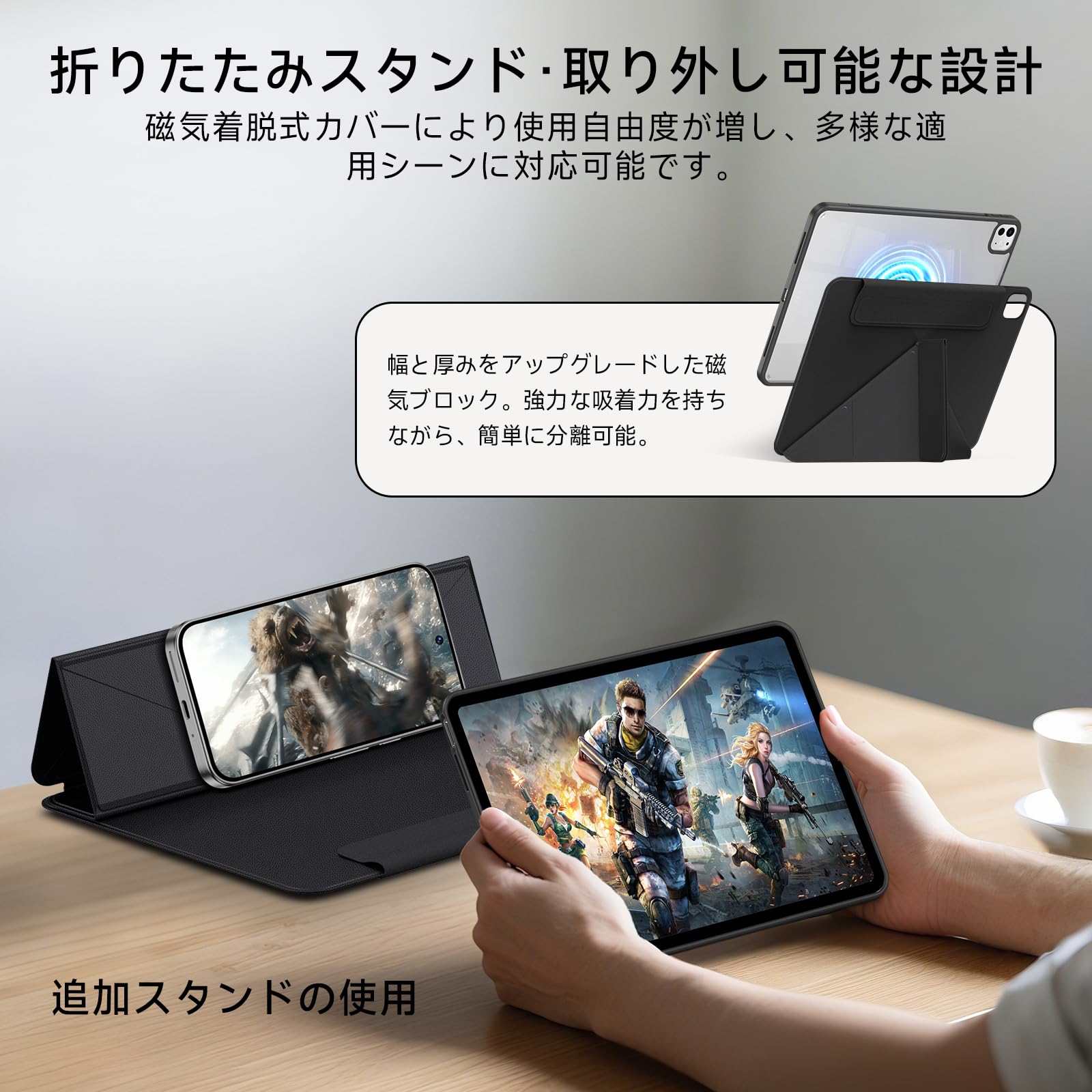 iPad Pro 11 インチ M5 2025 & M4 2024 モデル用 New 2025 Apple iPad Pro 11-inch M5 8th Gen, Choose Color, Storage